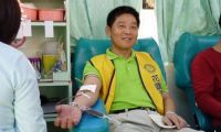社長響應捐血活動